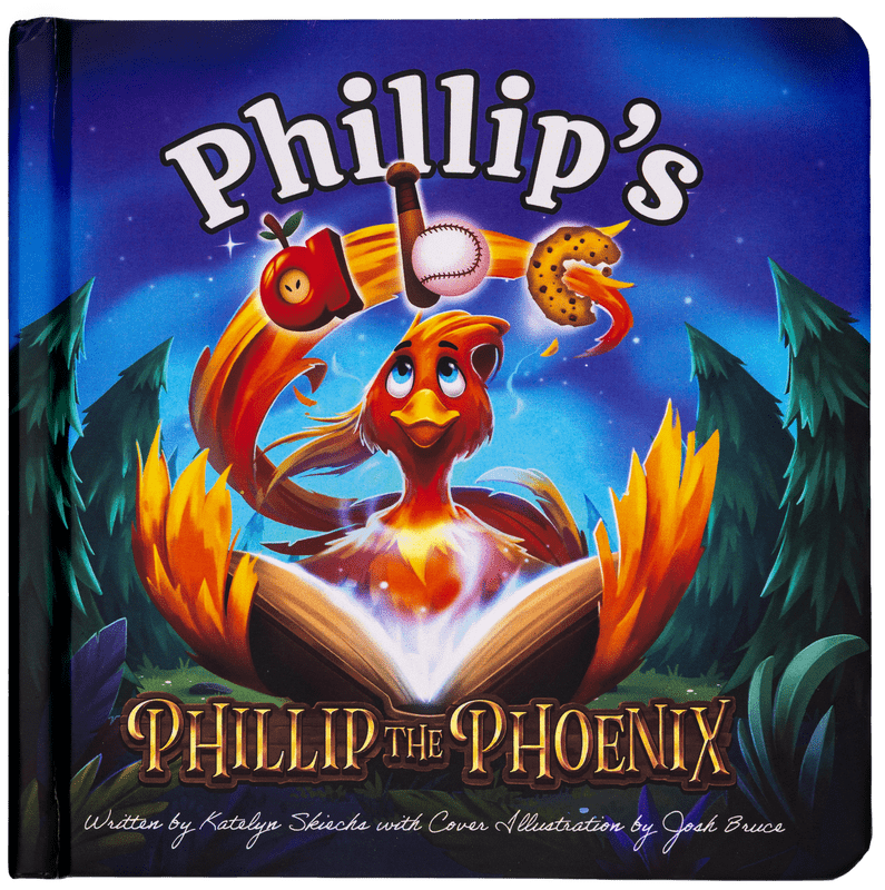 Phillip's ABC by Graphonic Mnemonics — an embedded picture mnemonic alphabet book, front cover